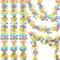 8 Rolls/ 52 Feet Easter Tinsel Garland Colorful Tinsel Twist Garland Spring Hanging Tinsel Ornament